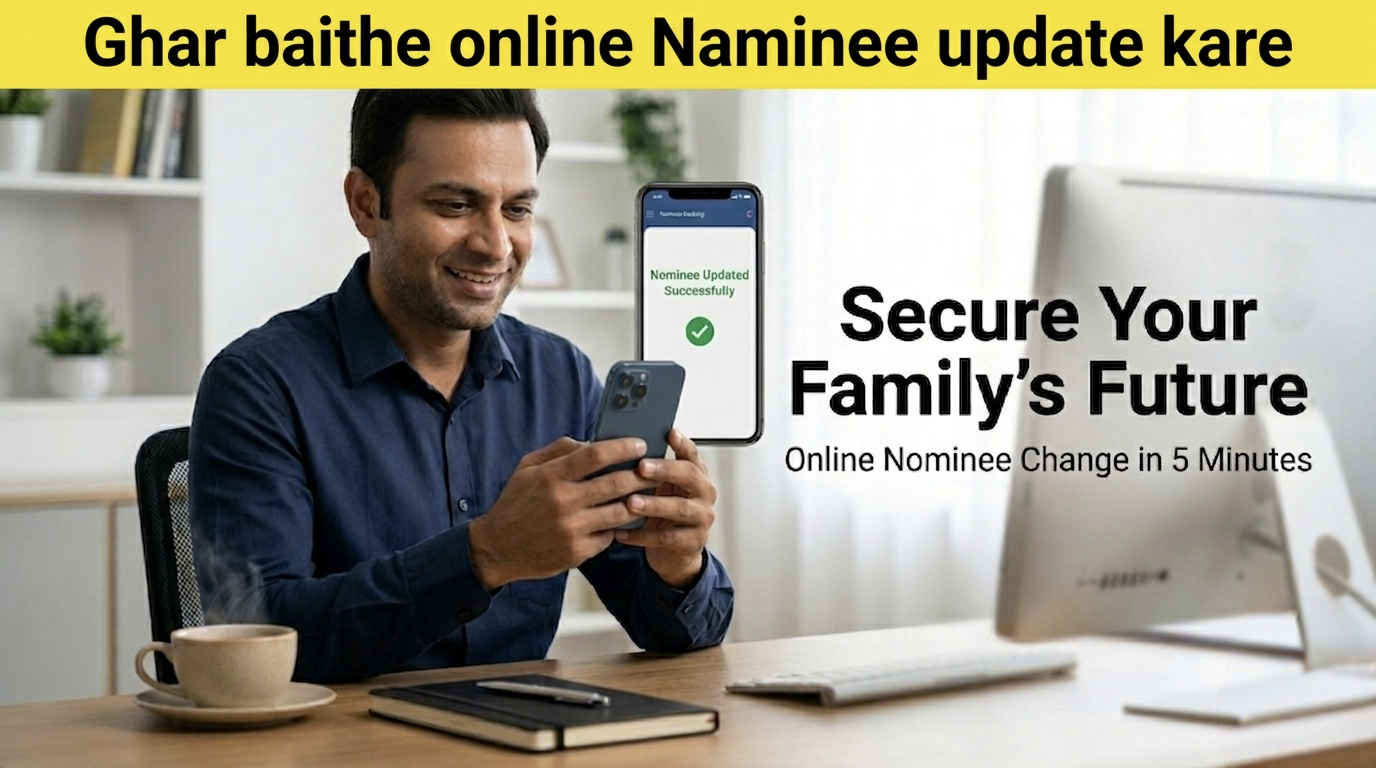 bank account me nominee kaise change kare online step by step mobile se nominee update process